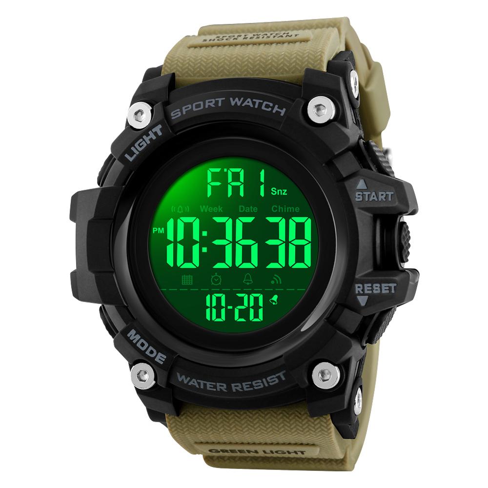 Waterproof LED Electronic Digital Wristwatch Stopwatch