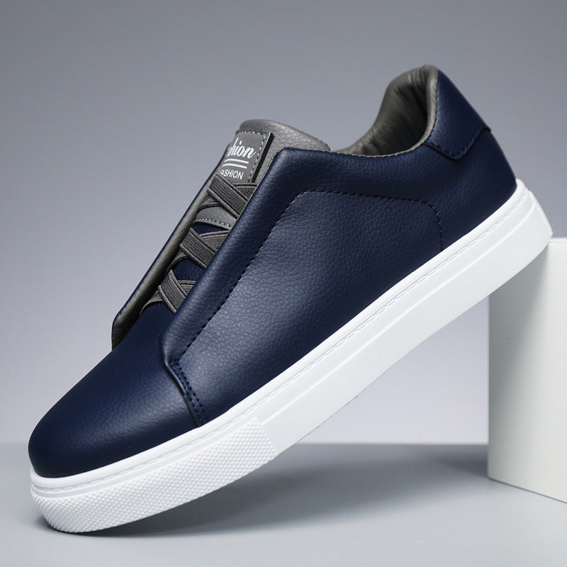 Men's Solid Color Lace Up Sneakers