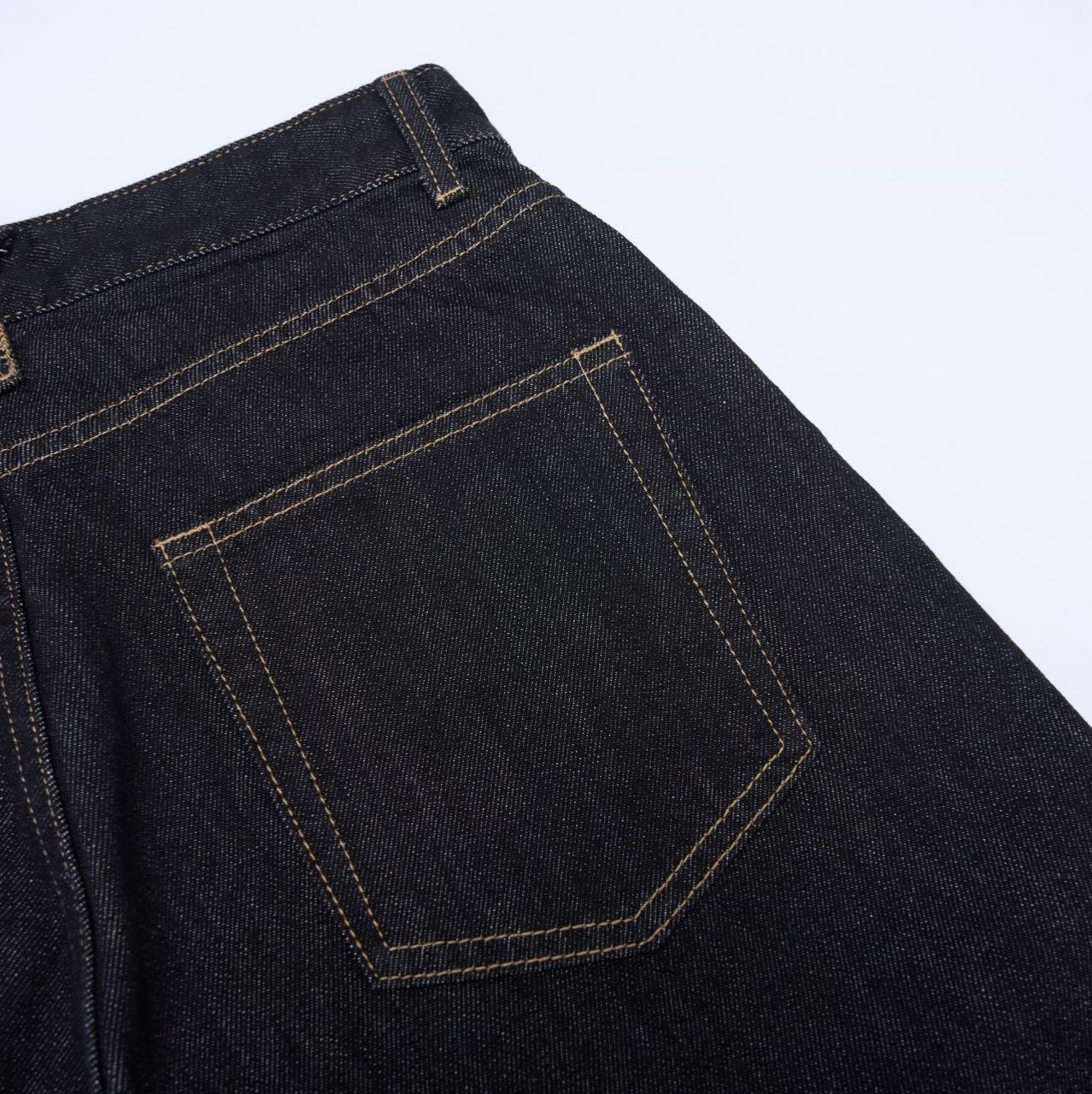 Premium Japanese Denim Long Pants with Vintage Wash for Streetwear
