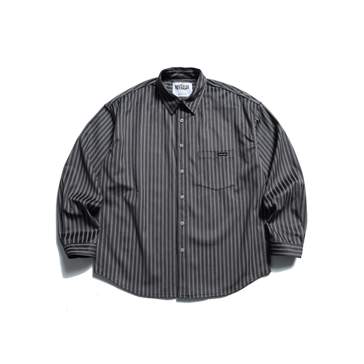 Corduroy Casual Loose Striped Long Shirt for Men