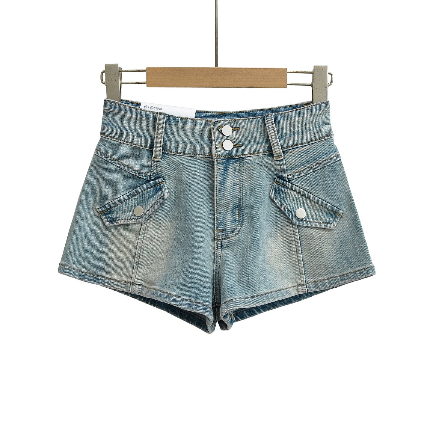 Stylish High-Waisted Denim Shorts