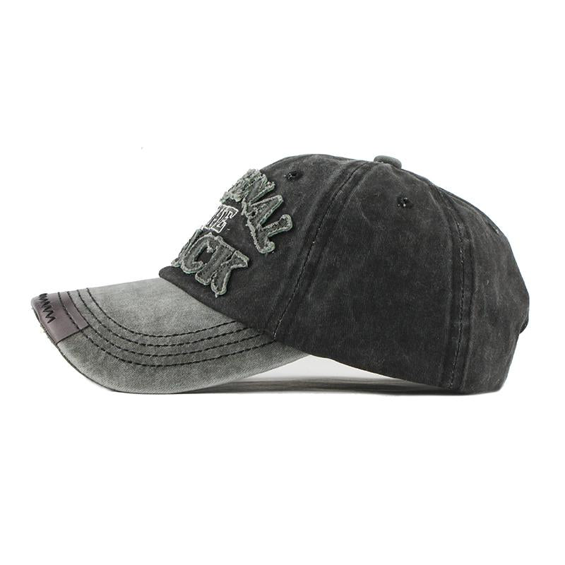 Retro Washed Baseball Cap Fitted Snapback