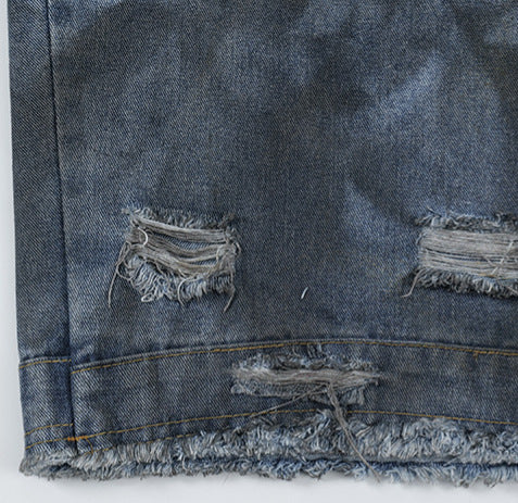 Hip Hop Graffiti Street Denim Shorts