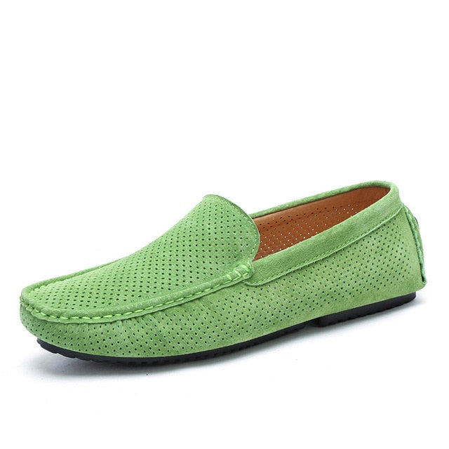 Men's Loafers Genuine Leather Casual Slip-On Driving Shoes