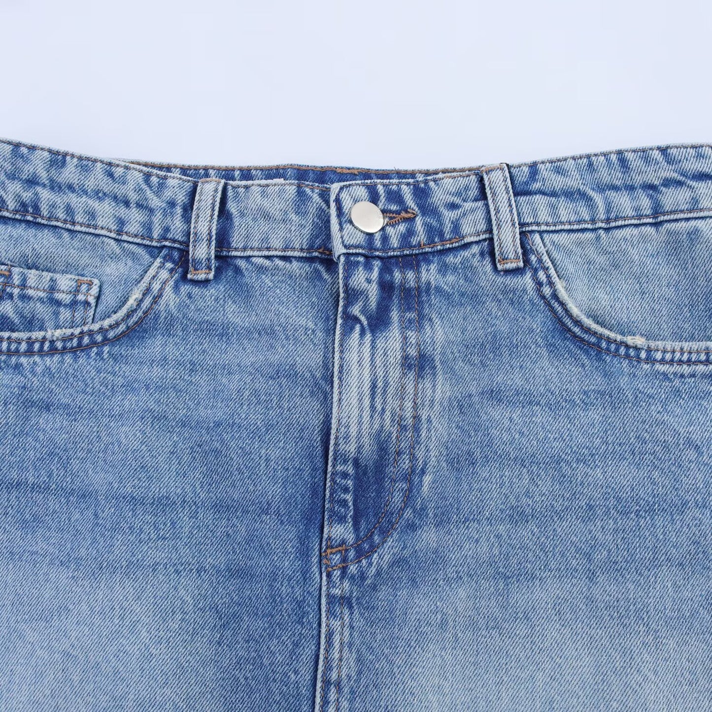 Vintage Denim Mini Skirt for Women