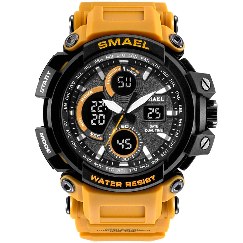 Men's LED Digital Military Sports Watches - Waterproof - Camo