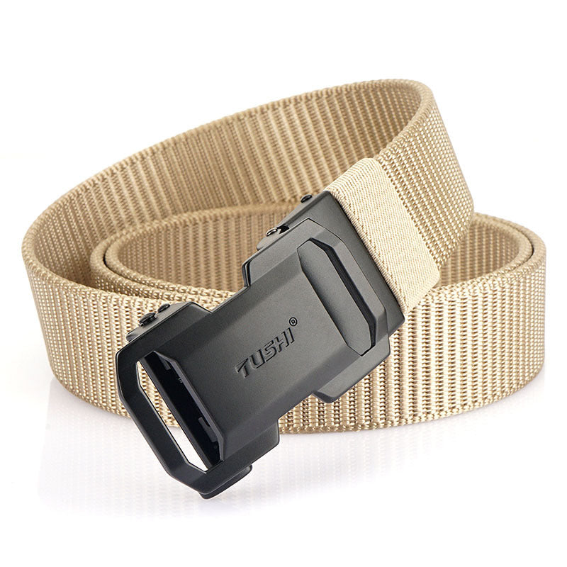 Men's Versatile Automatic Buckle Nylon Belt