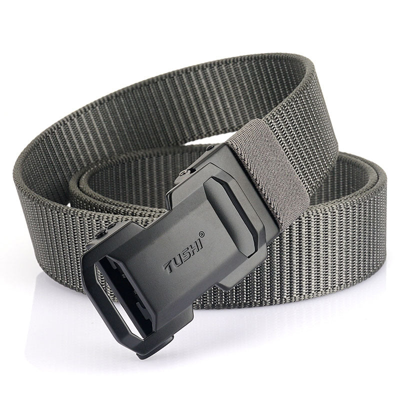 Men's Versatile Automatic Buckle Nylon Belt