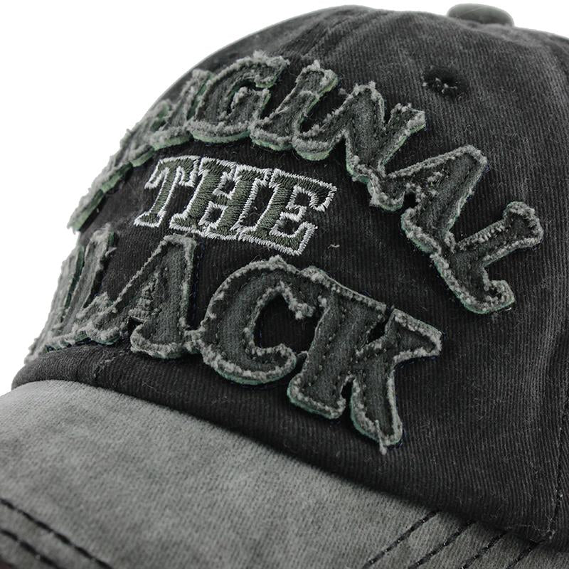 Retro Washed Baseball Cap Fitted Snapback