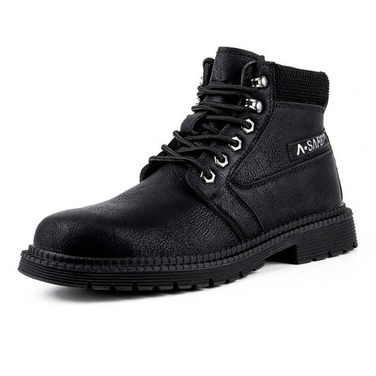 Men's Labor Protection Shoes - Anti-Smashing, Anti-Piercing, Anti-Slip Work Shoes with Cow Tendon Soles - Ideal Father's Day Gift