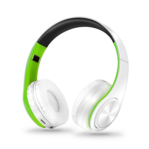 Wireless Bluetooth Headphones Over Ear With Mic Stereo Sound