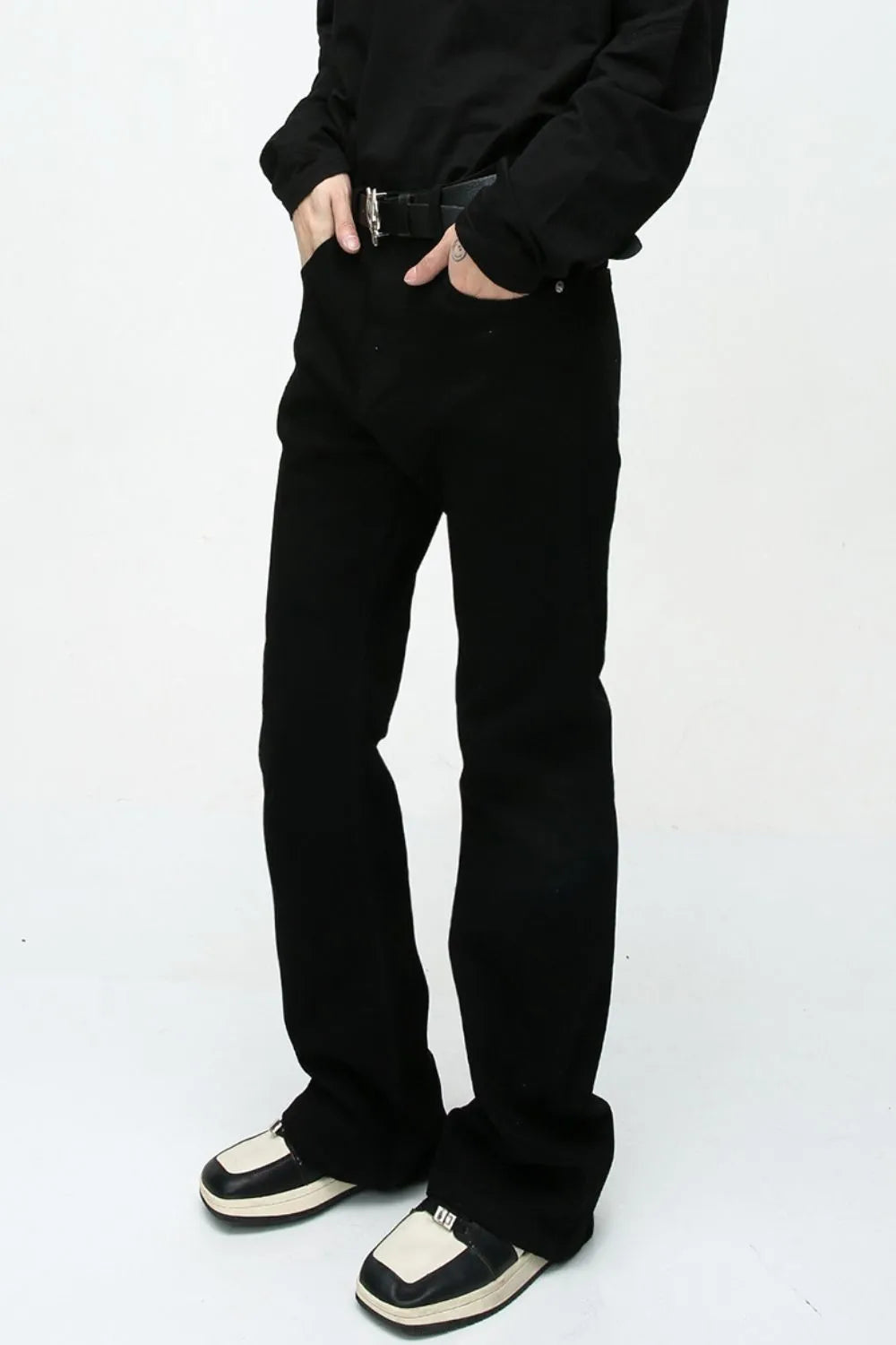 Mid Rise Jeans with Pockets - Premium Japanese Denim