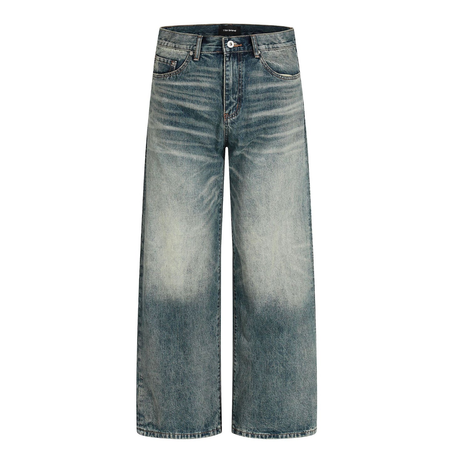 Denim Pants for Men and Women - Straight Loose Flare Wide Leg Trousers