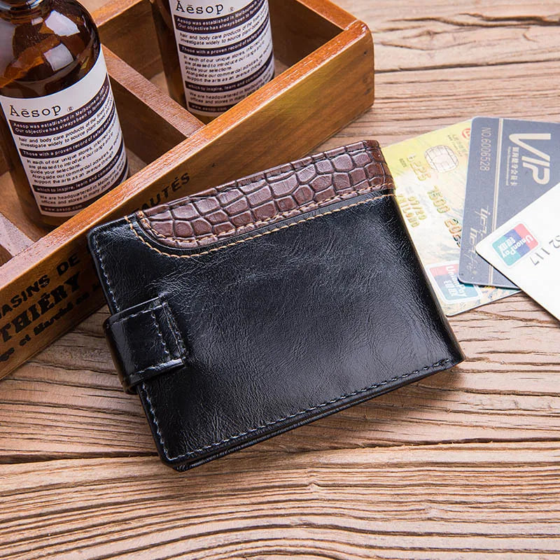 Vintage Leather Wallet for Men - Durable and Stylish Money Clutch