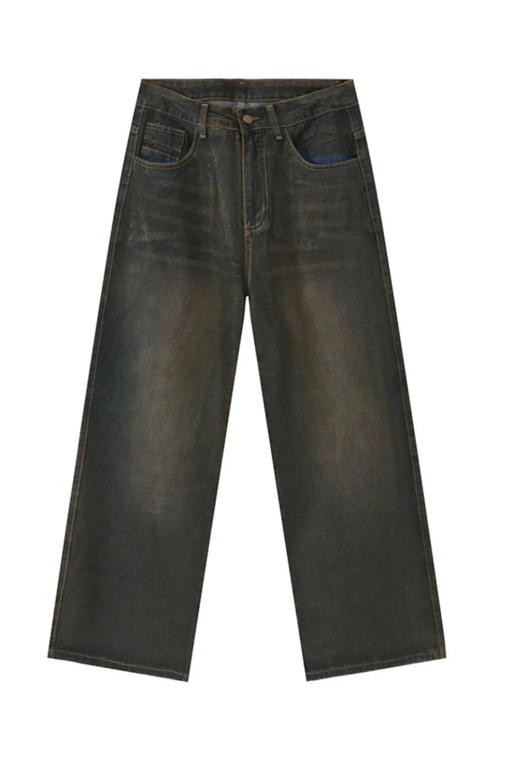 Premium Wide Leg Men's Jeans with Pockets