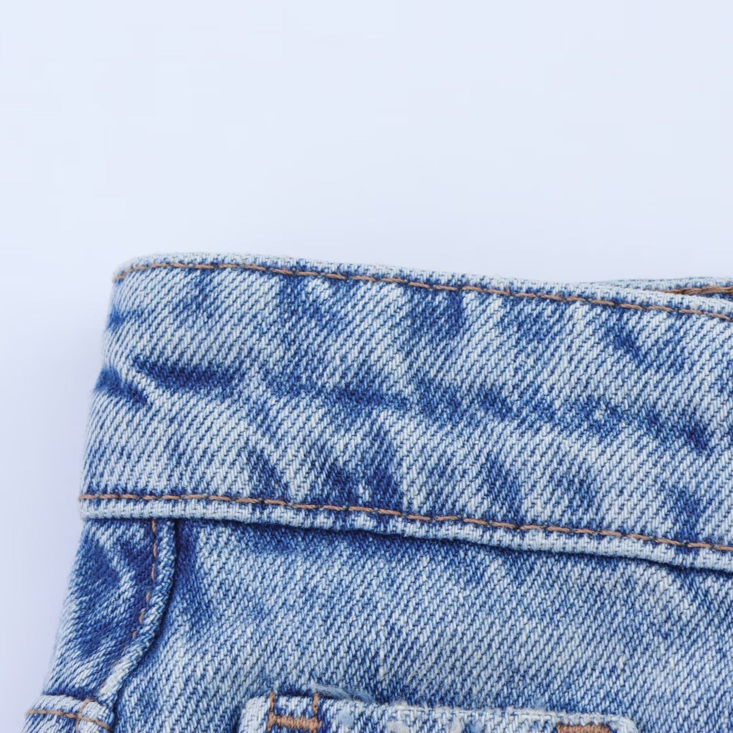 Vintage Denim Mini Skirt for Women