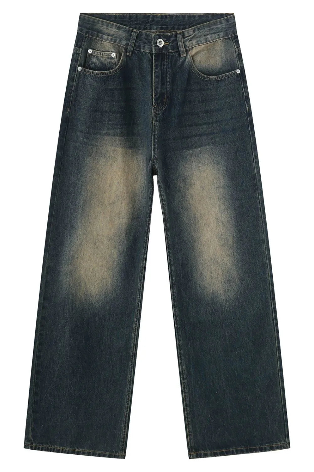 Mid Rise Jeans with Pockets - Premium Japanese Denim
