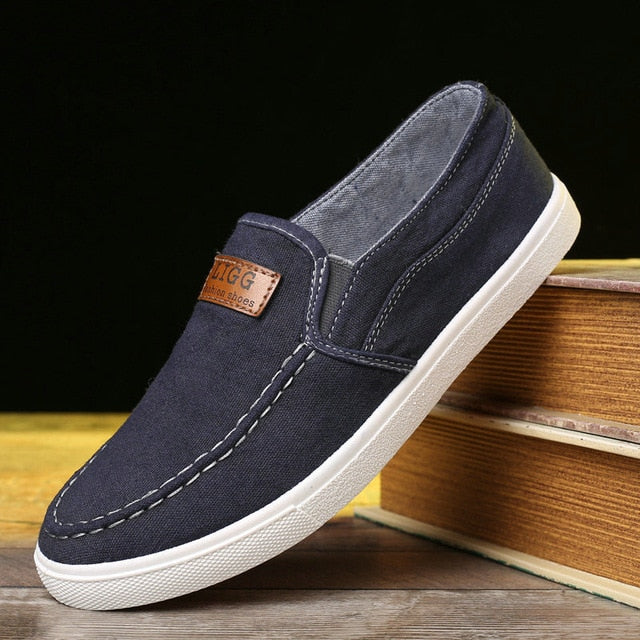 Denim Outdoor Solid Footwear Vulcanize Shoes Comfortable Men