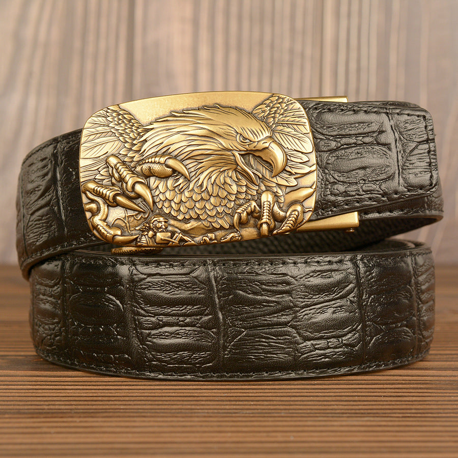 Top Layer Cowhide Belt Men