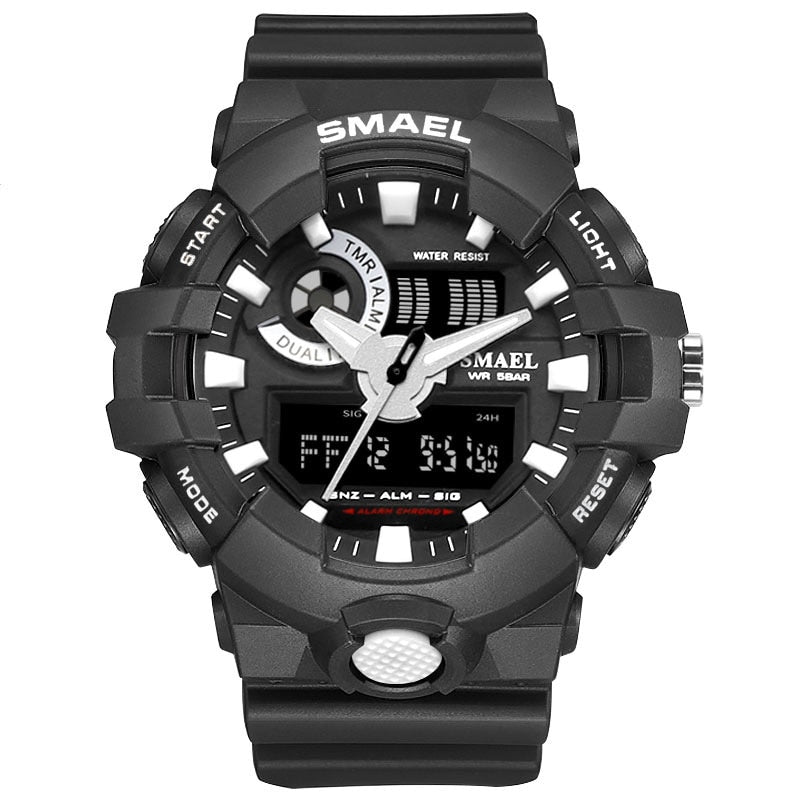 Men's Military Sports Watch  - Analog & Digital