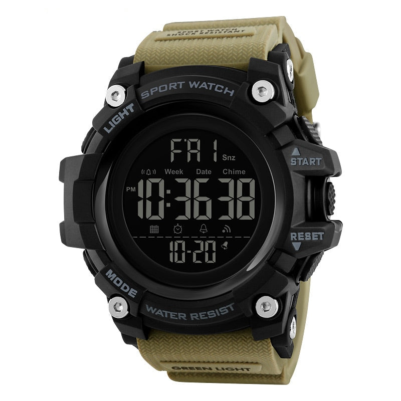 Waterproof LED Electronic Digital Wristwatch Stopwatch