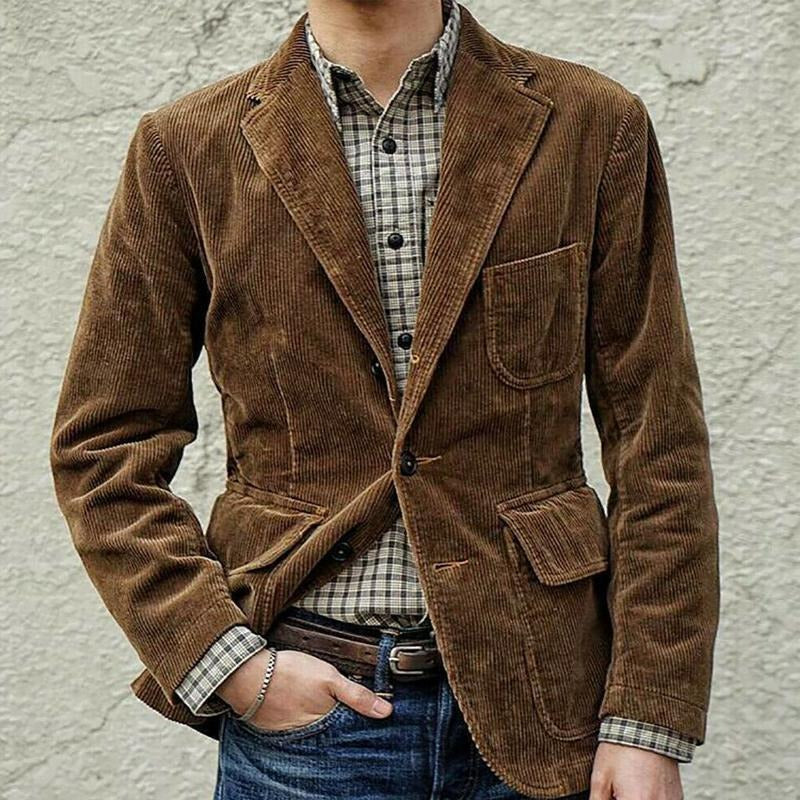 Men's Casual Solid Color Jacket for Men