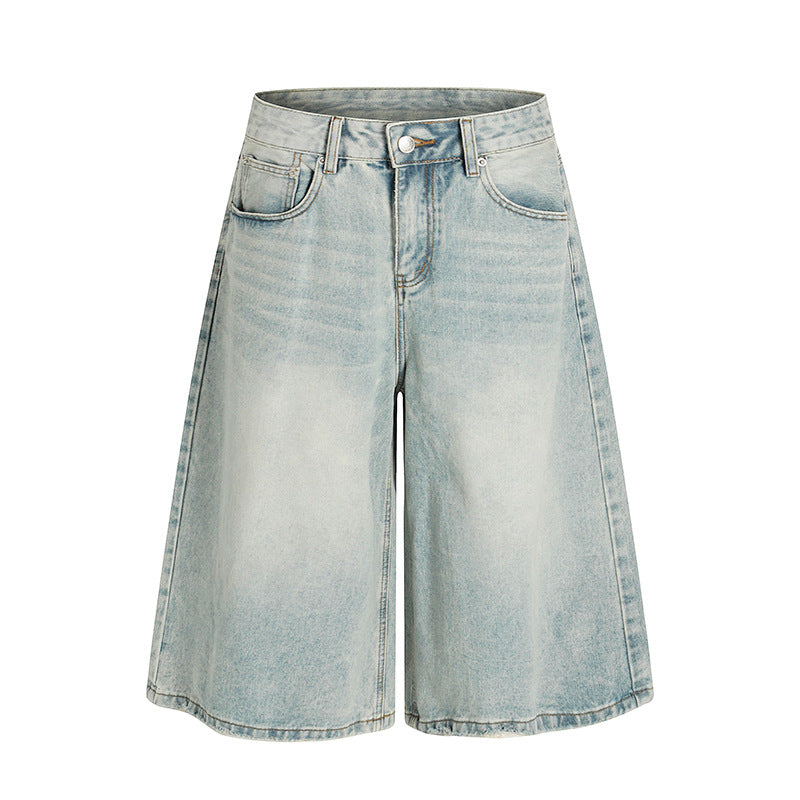Premium Japanese Denim Cowboy Shorts and Cropped Pants