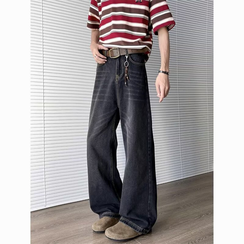 Loose Straight Leg Wide Leg Summer Retro Cool Pants
