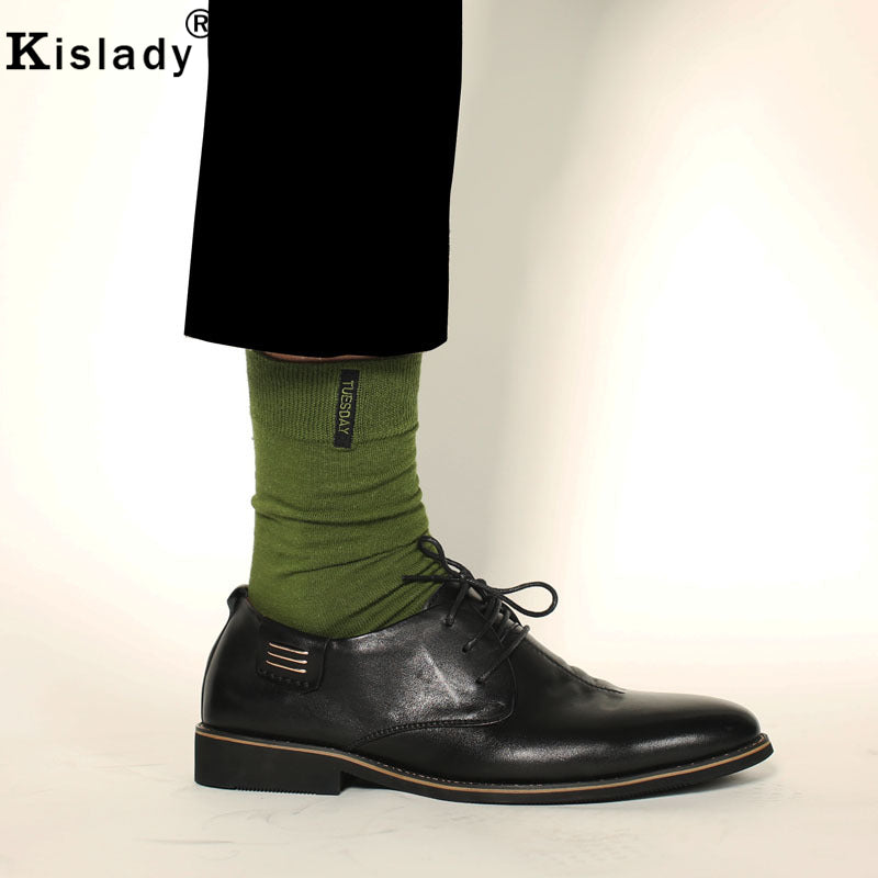 Men's Colorful 7 Day Socks Week