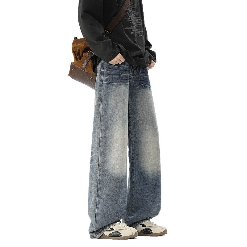 Men's Gradient Wash Denim Trousers