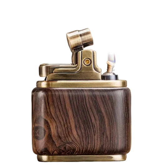 Retro Vintage Wooden Kerosene Lighter