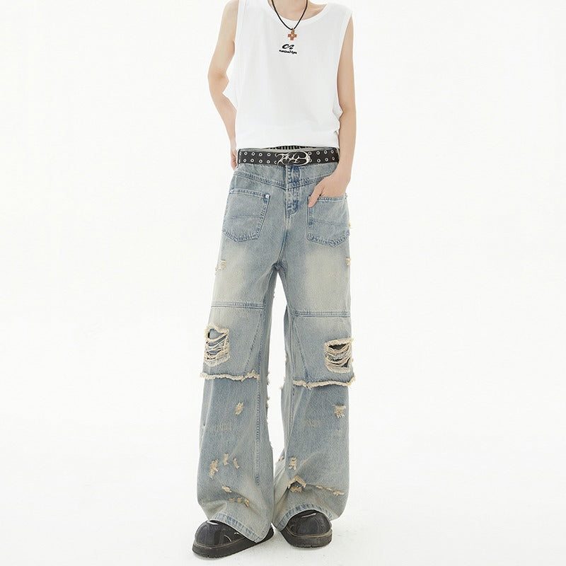 Straight Tube Loose Casual Wide Leg Pants