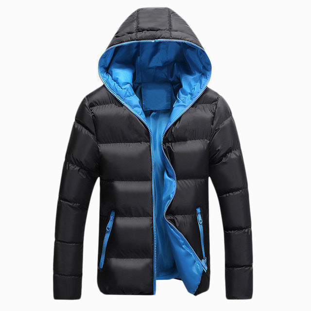 Men's Slim Fit Hooded Windbreaker Fashion Overcoats