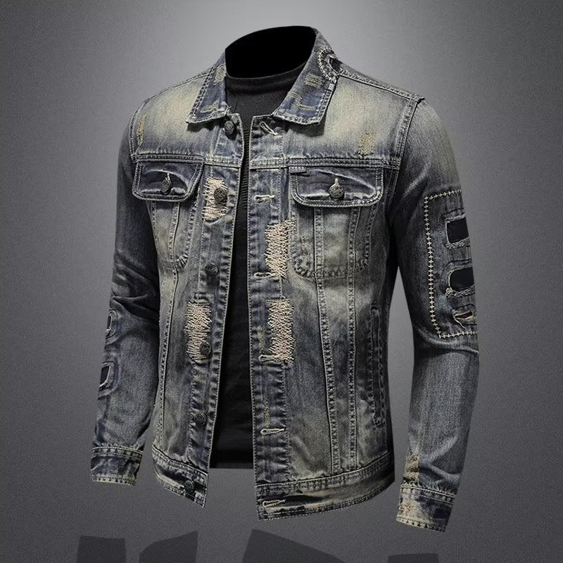 Men's Casual Denim Work Jacket