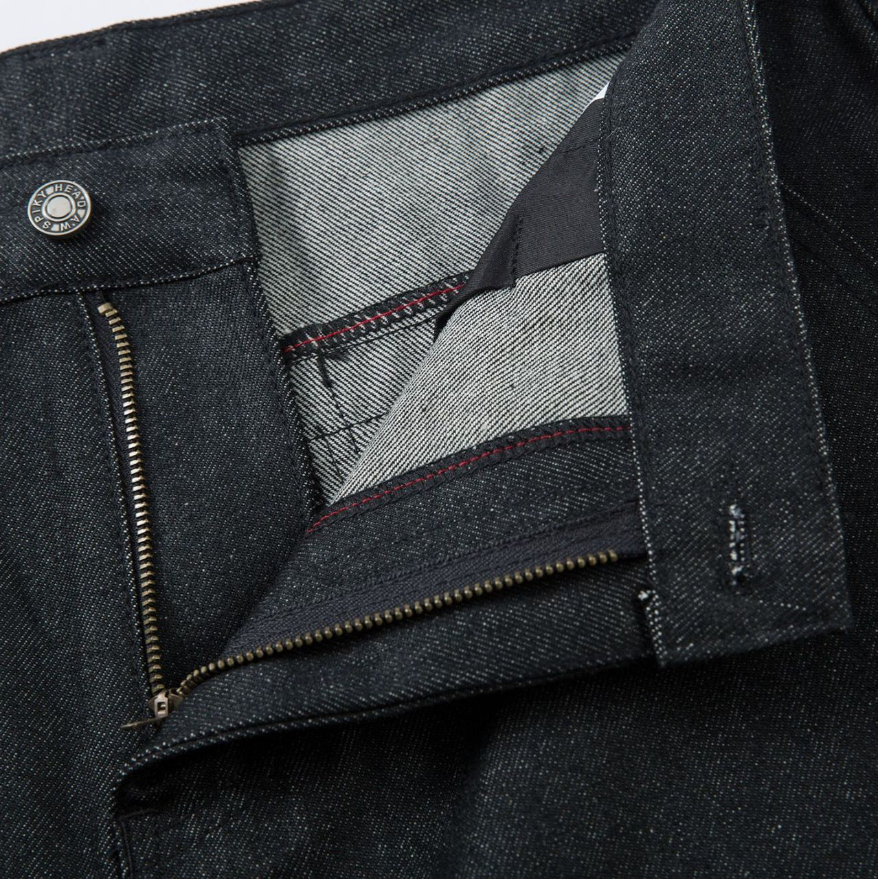 Retro Washed Tapered Denim Long Pants