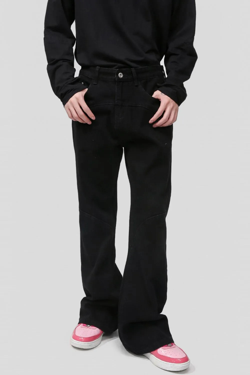 Mid Rise Jeans with Pockets - Premium Japanese Denim