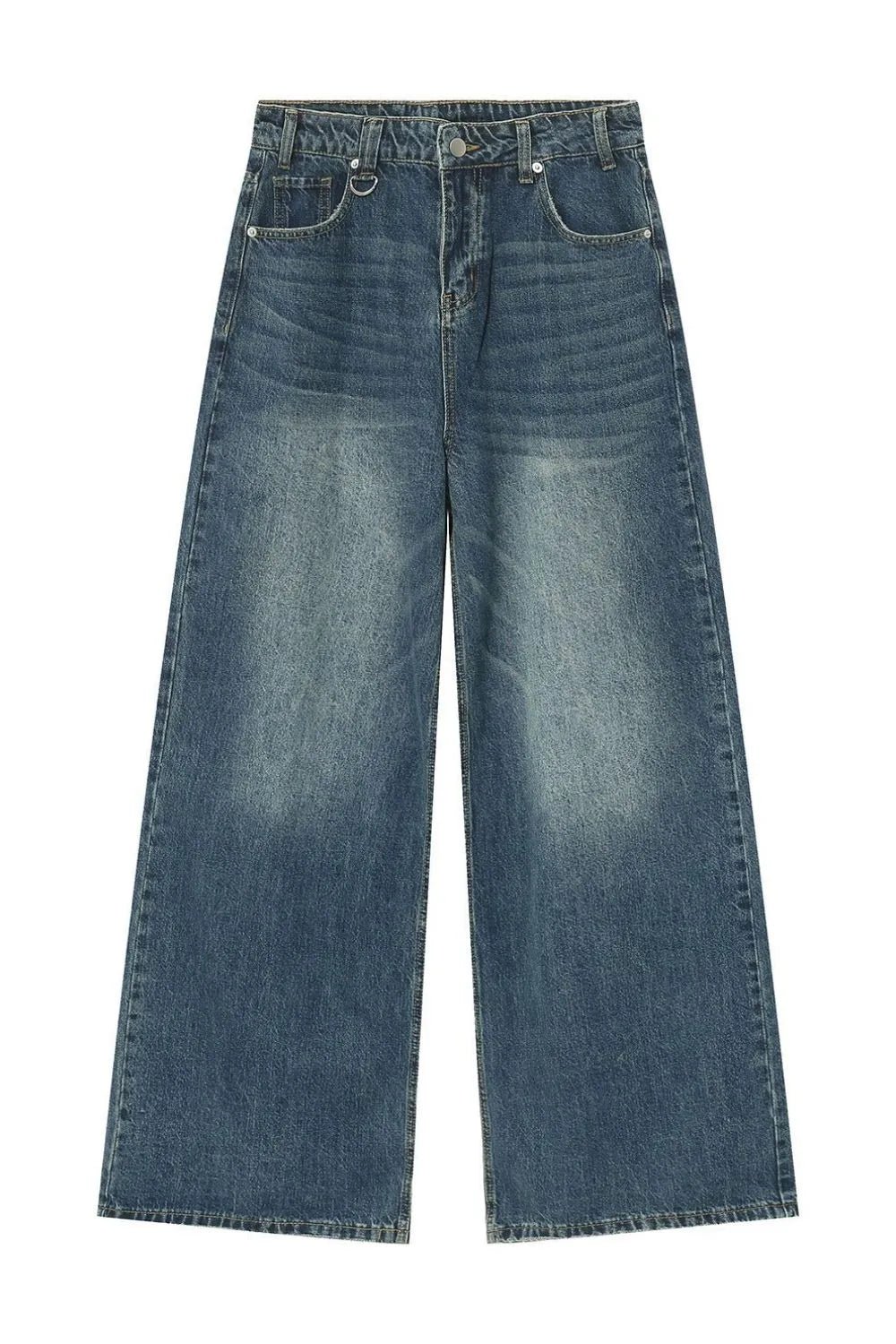 Premium Pocketed Wide Leg Jeans - Unmatched Comfort & Style