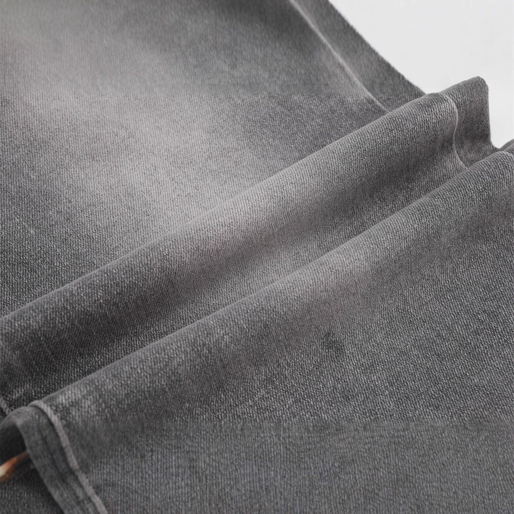 High Street Vintage Tie Dye Micro Flared Loose Jeans for Women