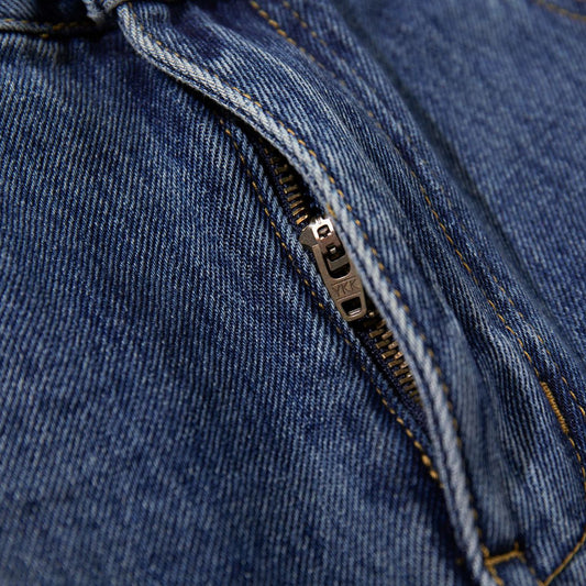 Washed Flared Denim Trousers for Women