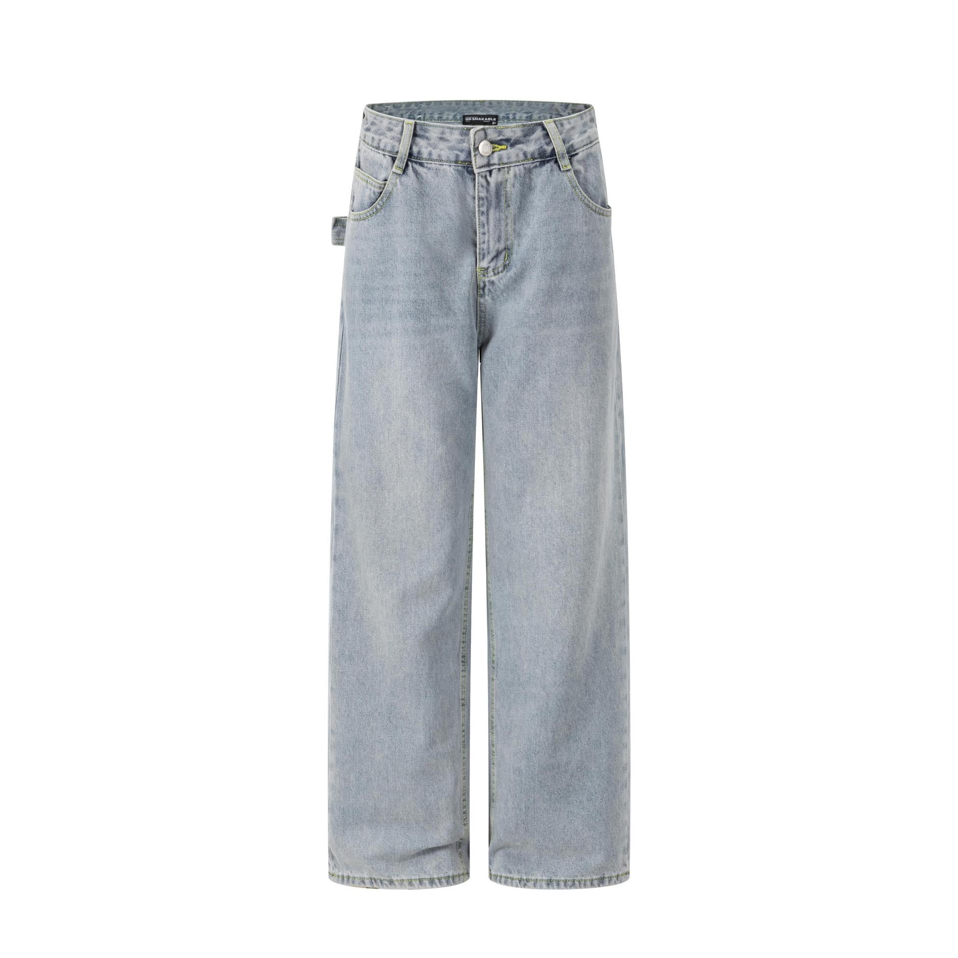 Casual Washed Vintage Distressed Jeans