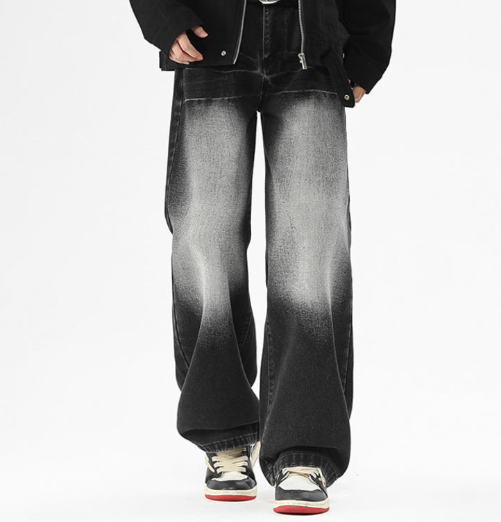 Men's Gradient Wash Denim Trousers