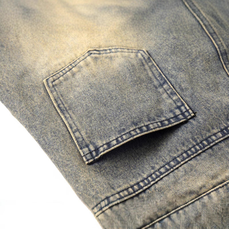 Retro Leopard Print Loose Casual Wide-Leg Shorts