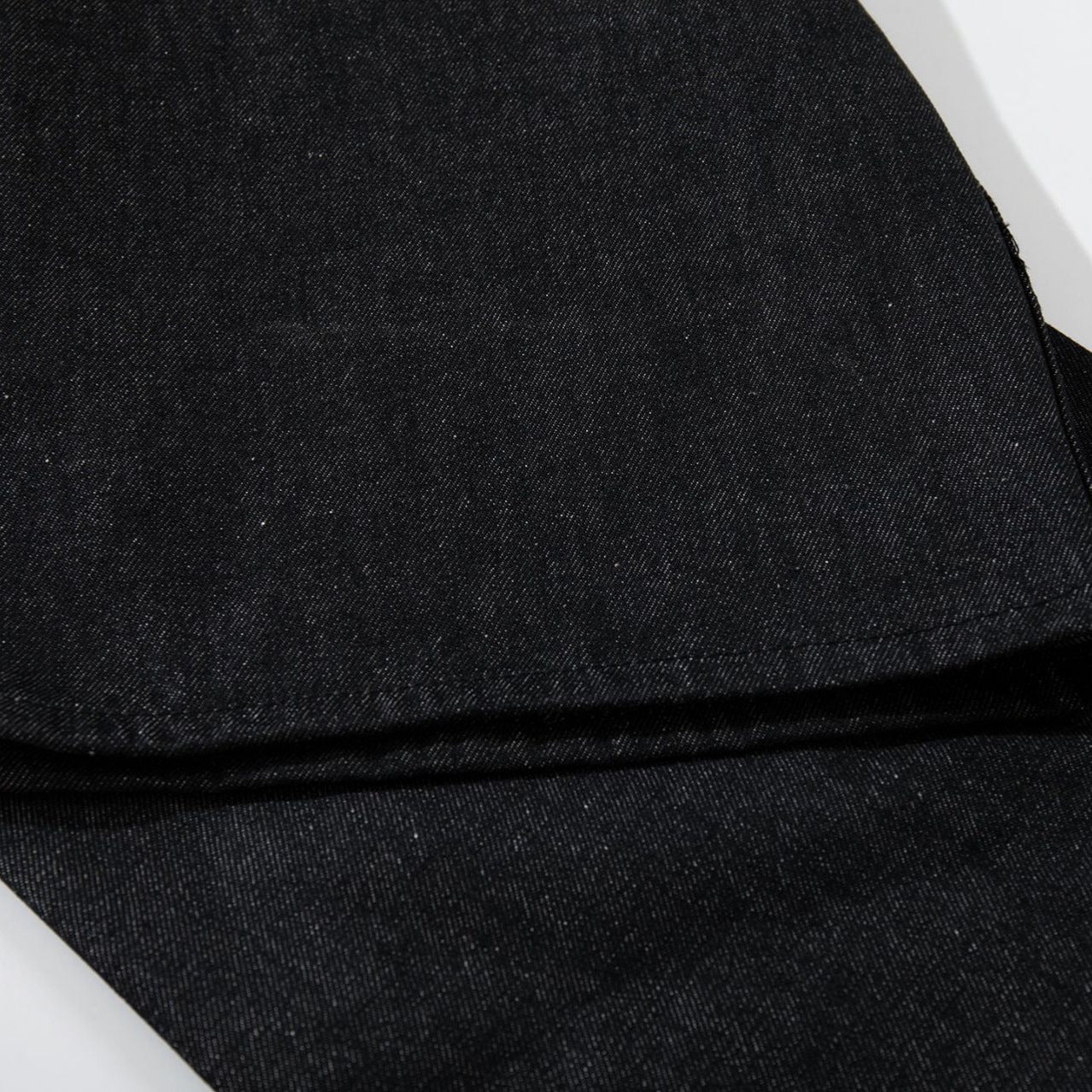 Casual High-Quality Washed Black Denim Long Pants