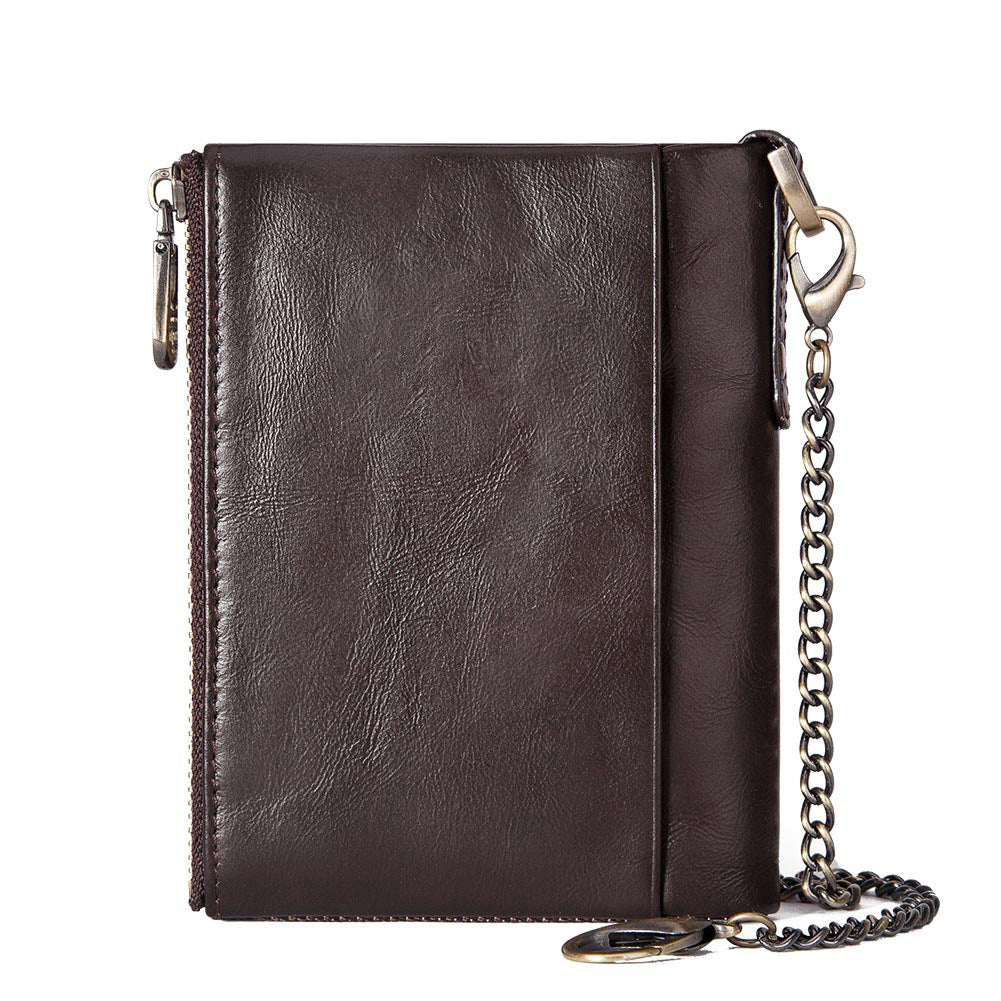Genuine Leather Men's Wallet - Cowhide
