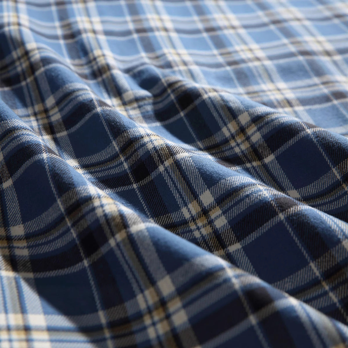 Loose Fitting Plaid Long Sleeved Shirt - Retro Japanese Work Shirt
