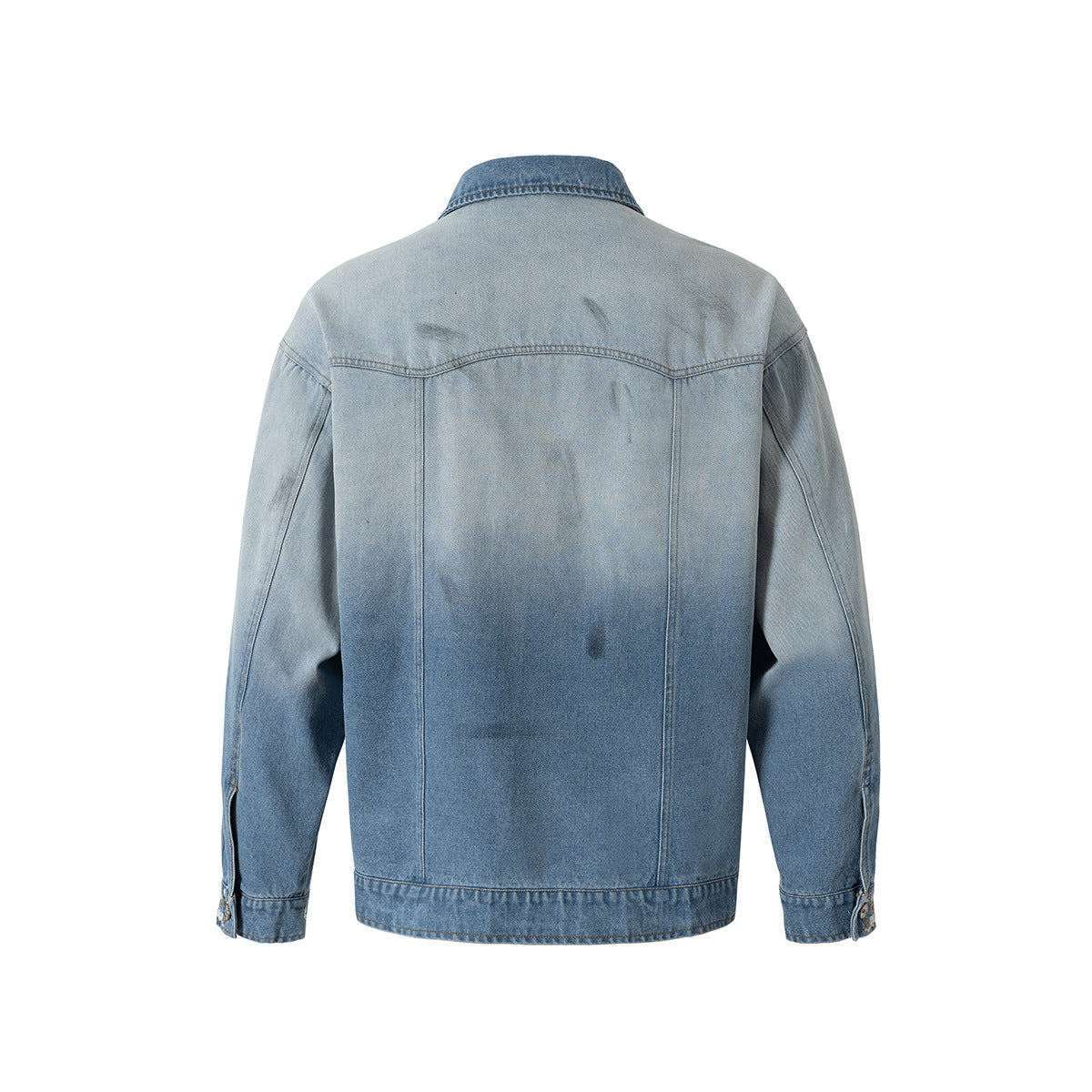 Color Changing Washed Denim Jacket