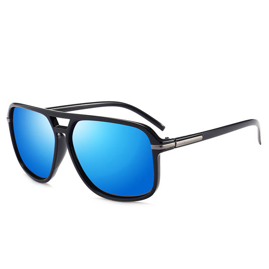 Mens Oversized Polarized Mirror Sunglasses For Driving Retro Style