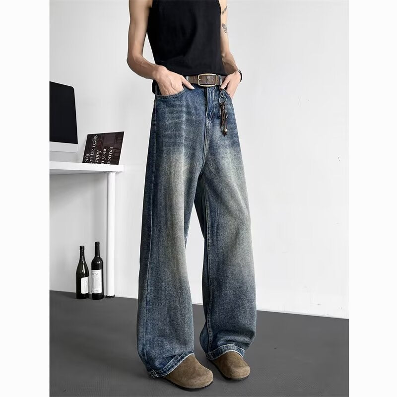 Loose Straight Leg Wide Leg Summer Retro Cool Pants