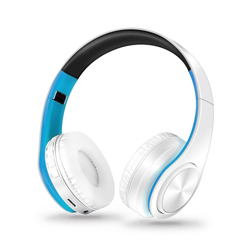 Wireless Bluetooth Headphones Over Ear With Mic Stereo Sound