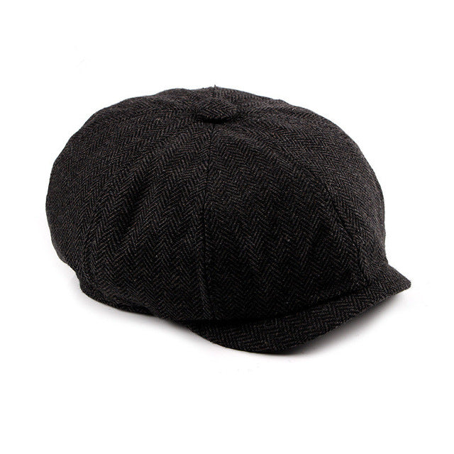 Tweed Newsboy Cap